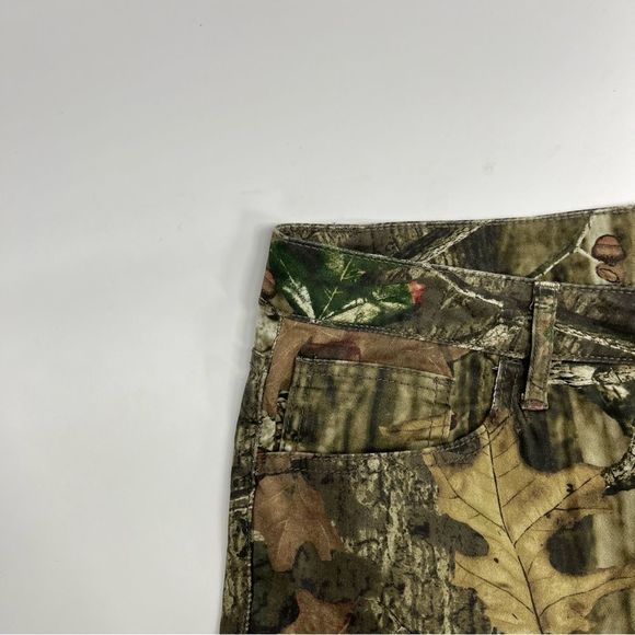 Mossy Oak Pants Mens 36x31 Brown Camouflage Hunting Cotton Leaves Outdoor Camo - Picture 8 of 9